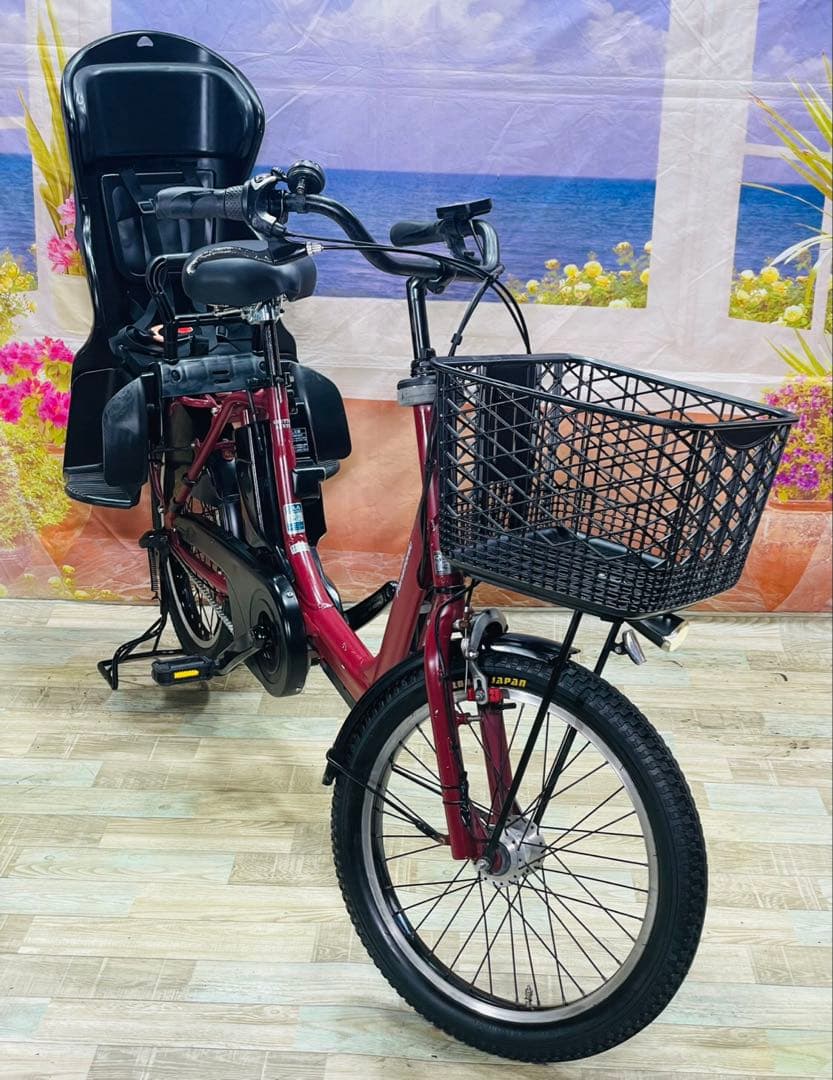 ギュットアニーズ⭐️13AH！パナソニック子供乗せ 電動アシスト自転車Y3609