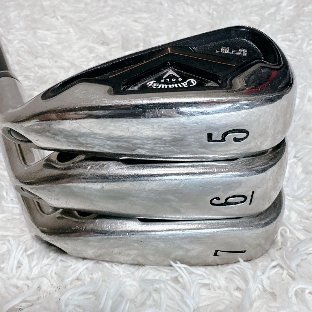 キャロウェイ　callaway　アイアン　6本　FT　ゴルフ　初心者　カーボン