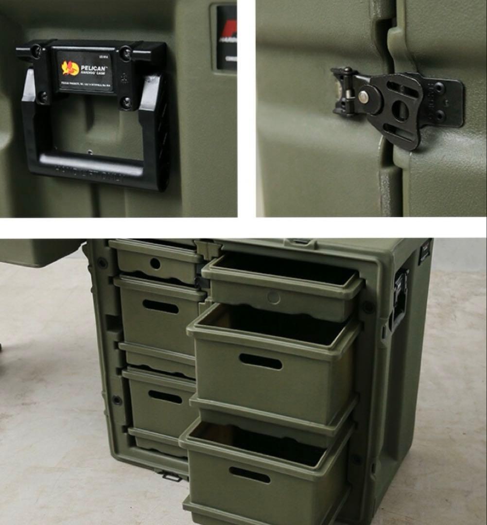 米軍放出品 HARDIGG シングル フィールドデスク ミリタリー ボックス