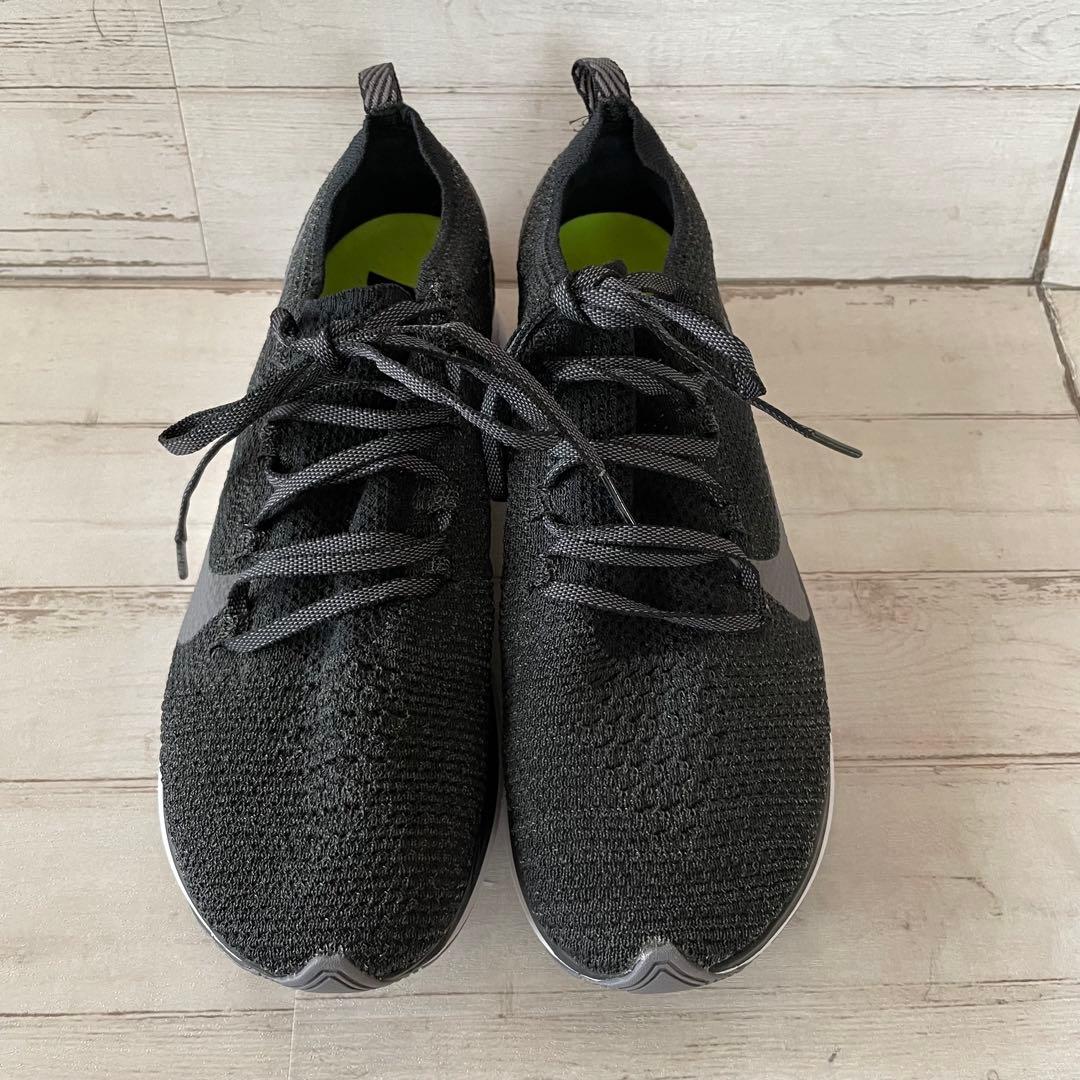 新品 NIKE ズームフライ フライニット 黒 23cm ランニングシューズ