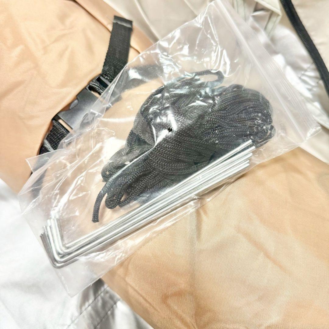 テント　4〜6人用　キャンプ　ホワイト　アウトドア　UVカット 　簡単組み立て