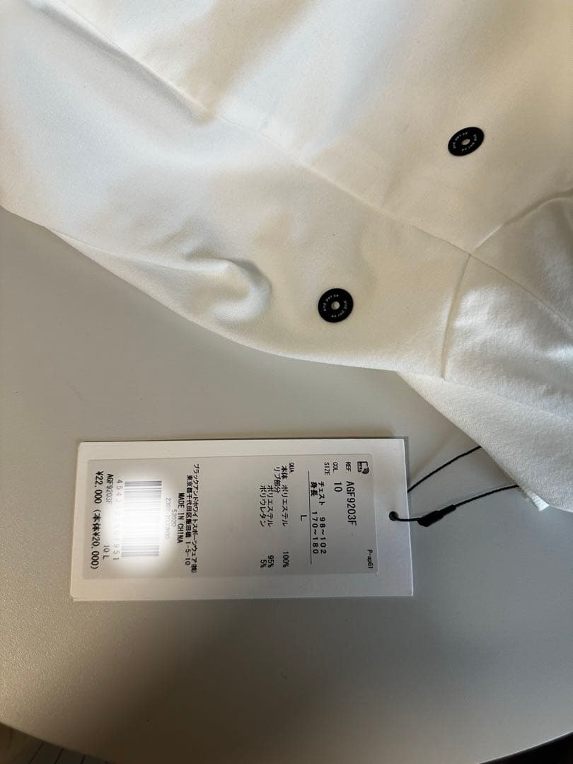 【and per se】ゴルフ モックネックシャツ L 新品未使用