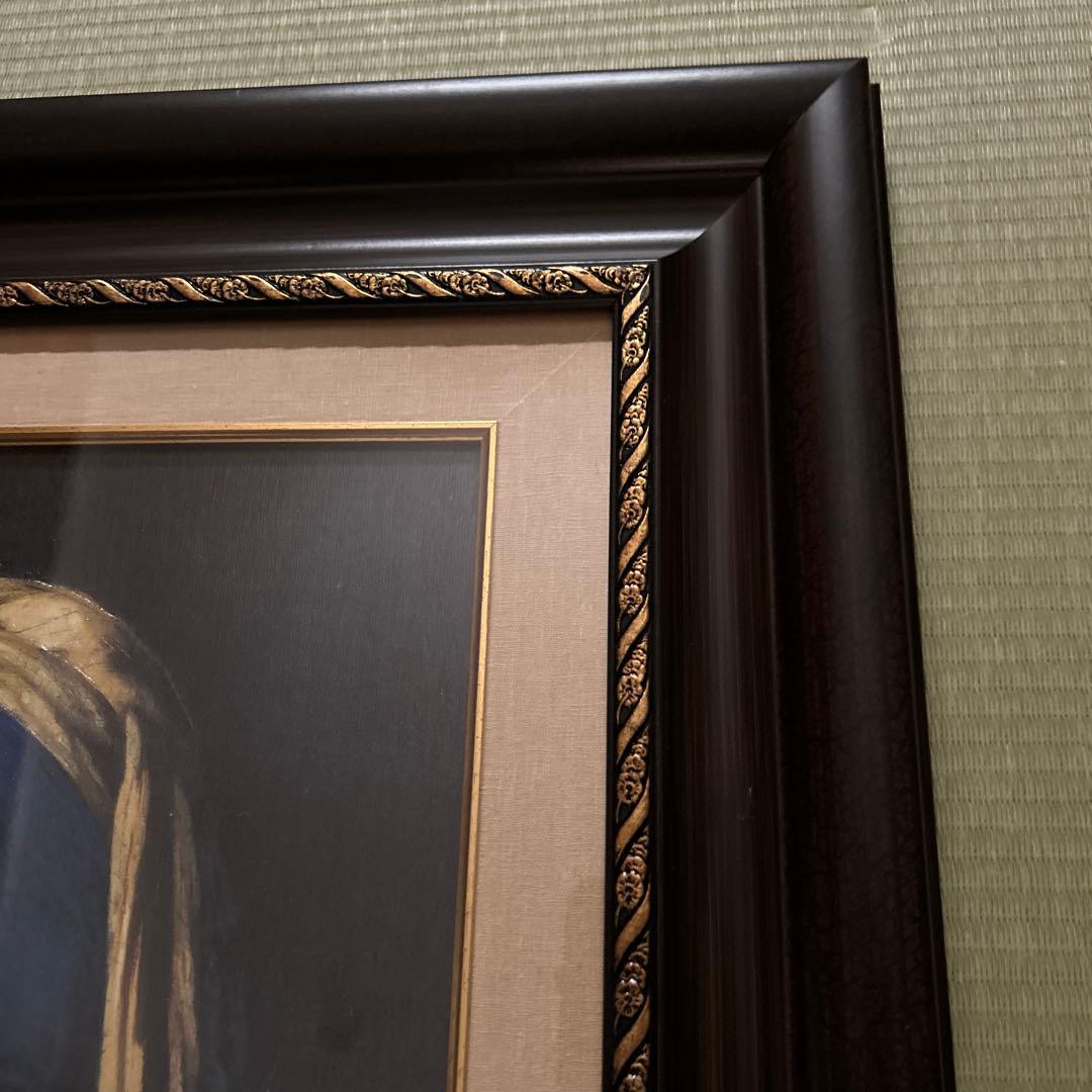 複製画　ヨハネス・フェルメール　真珠の耳飾りの少女