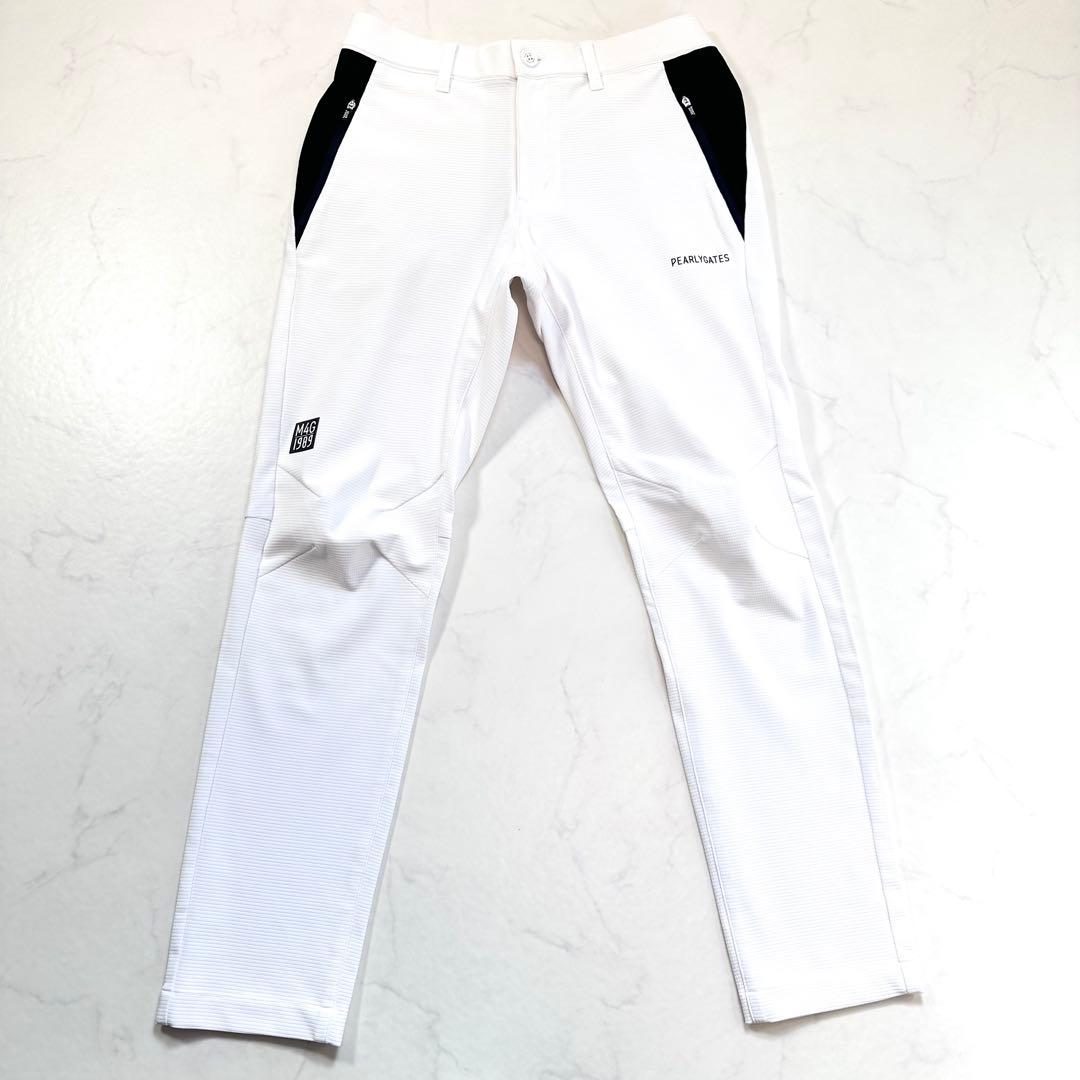 未使用級 24SS◎腰ロゴ パーリーゲイツ ストレッチロングパンツ メンズ 4