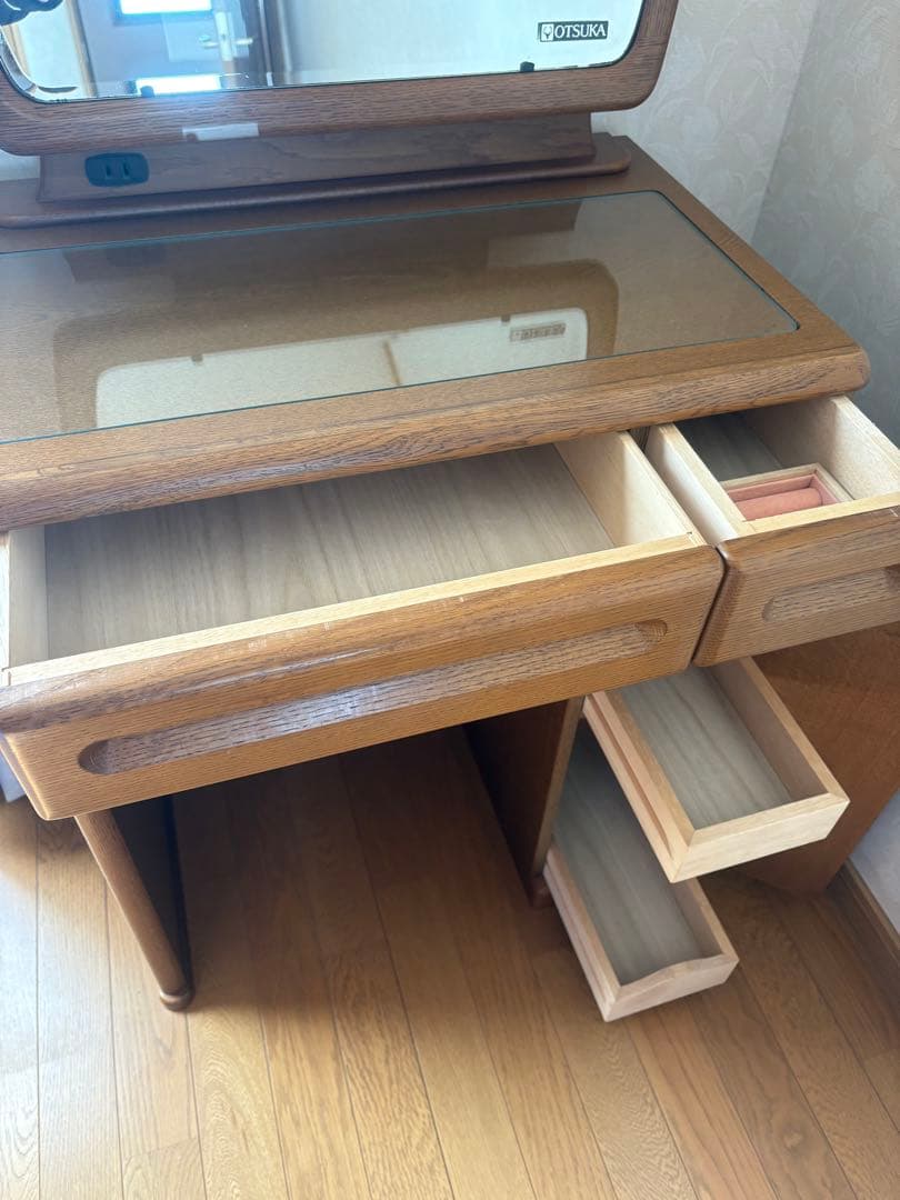 ナチュラルウッド ドレッサー・鏡台 大塚家具