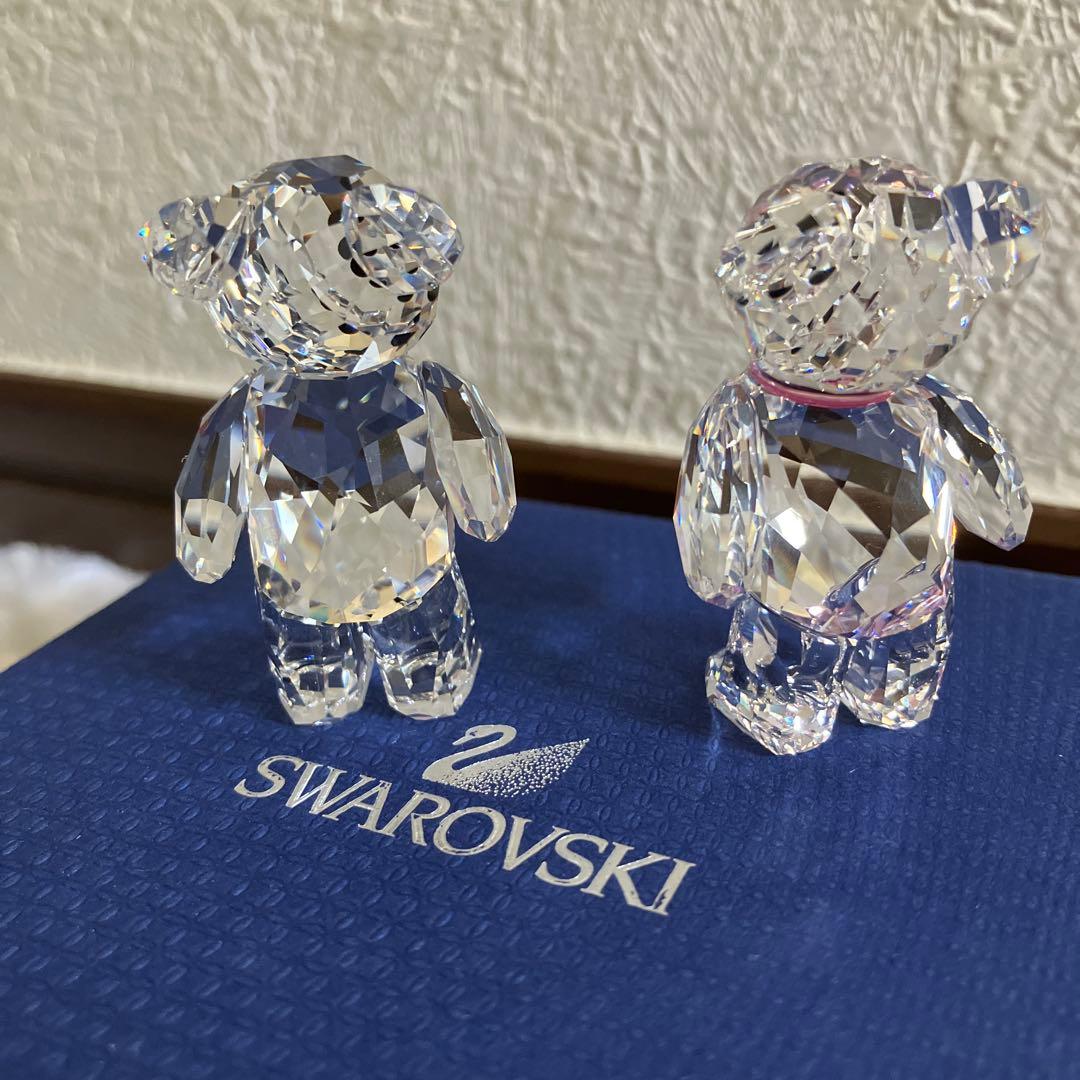 スワロフスキー　置物　クリスベア　ザファーストキス