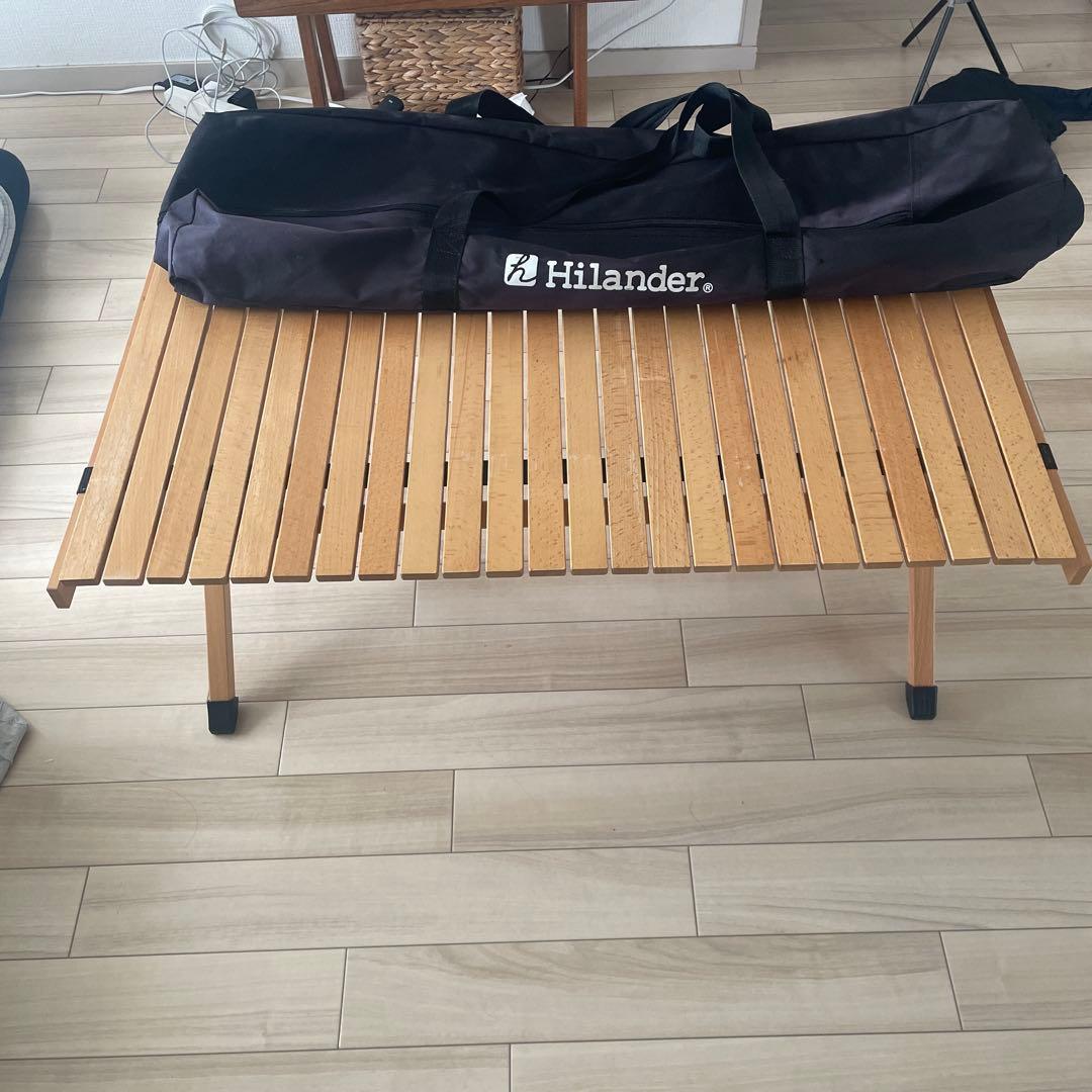 Hilander 折りたたみテーブル ナチュラルウッド