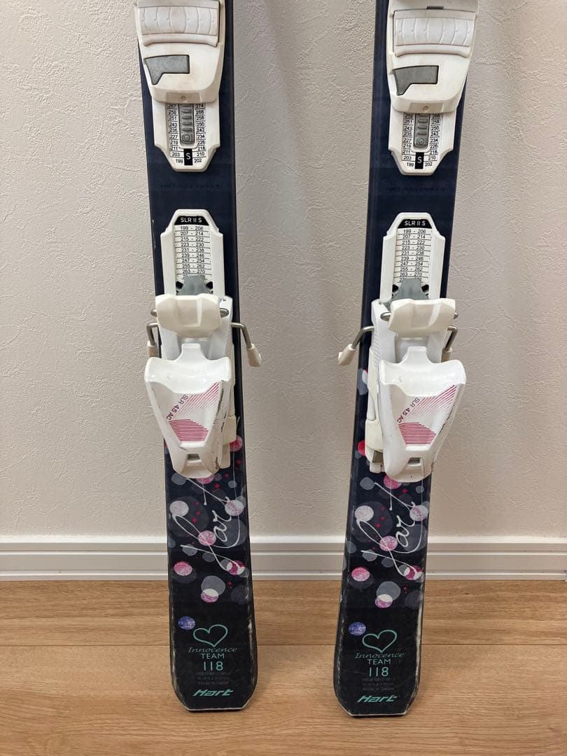 ■■送料無料■Hart■子供用スキー板118cm