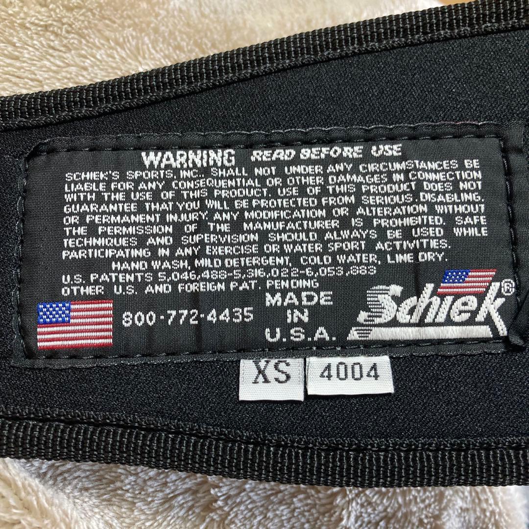 Schiek シーク リフティングベルト 4004 XS ストラップ セット