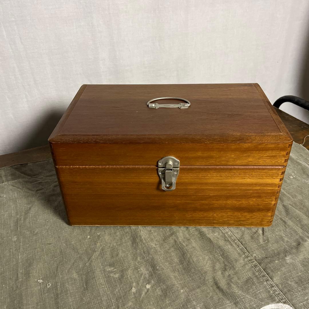 美品◾️倉敷意匠計画室 木製 救急箱 木箱 ウッドボックス 収納箱