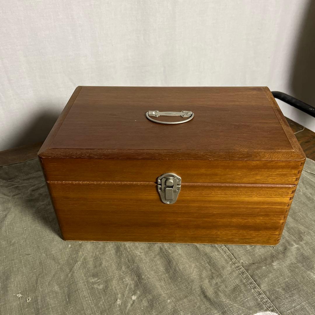 美品◾️倉敷意匠計画室 木製 救急箱 木箱 ウッドボックス 収納箱