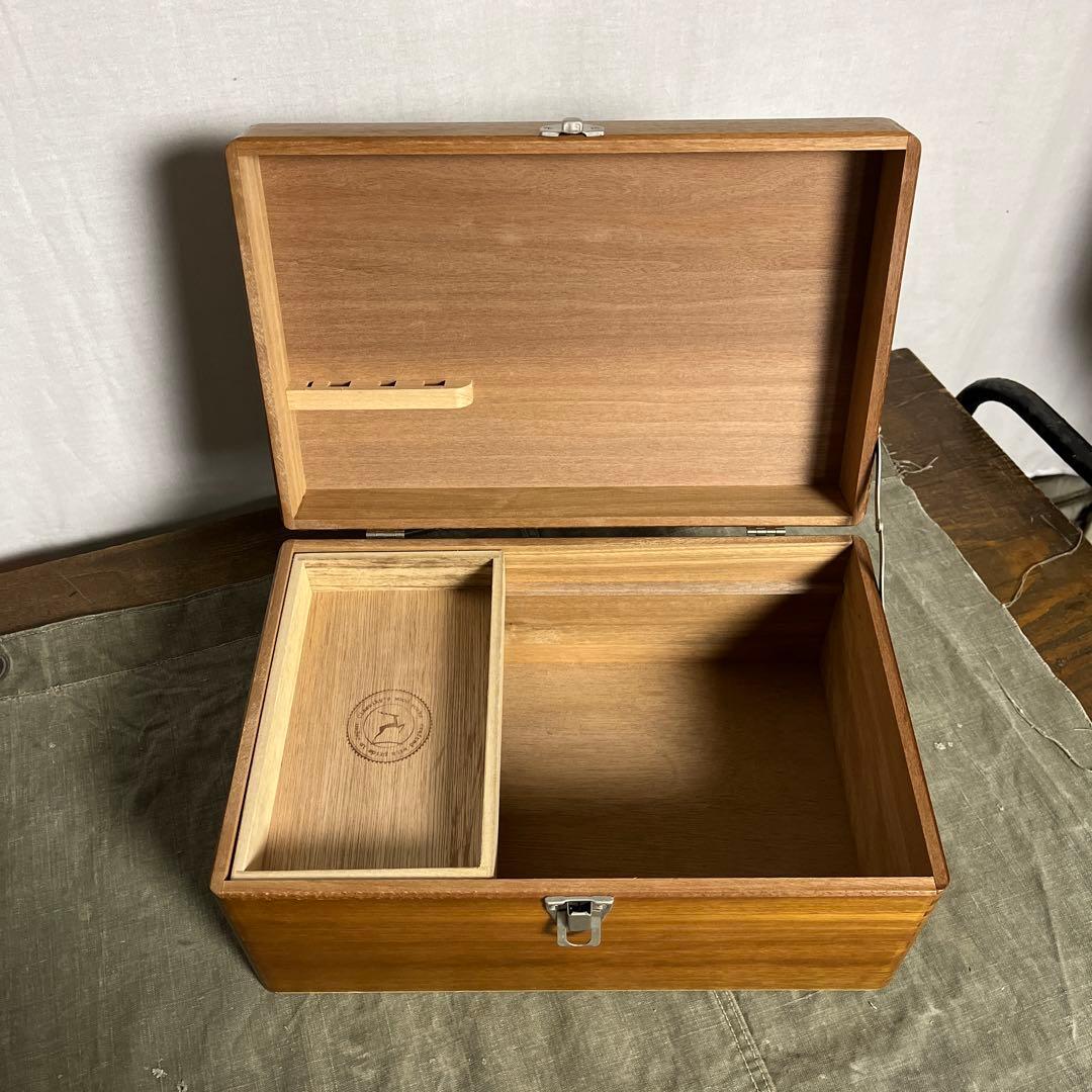 美品◾️倉敷意匠計画室 木製 救急箱 木箱 ウッドボックス 収納箱