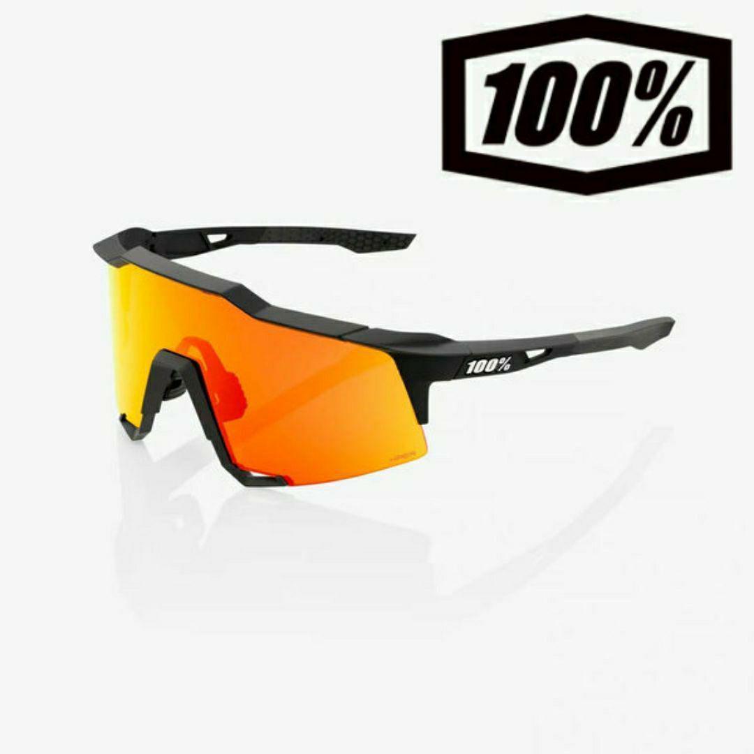 中古 100% SPEEDCRAFT ブラック ワンハンドレッド サングラス