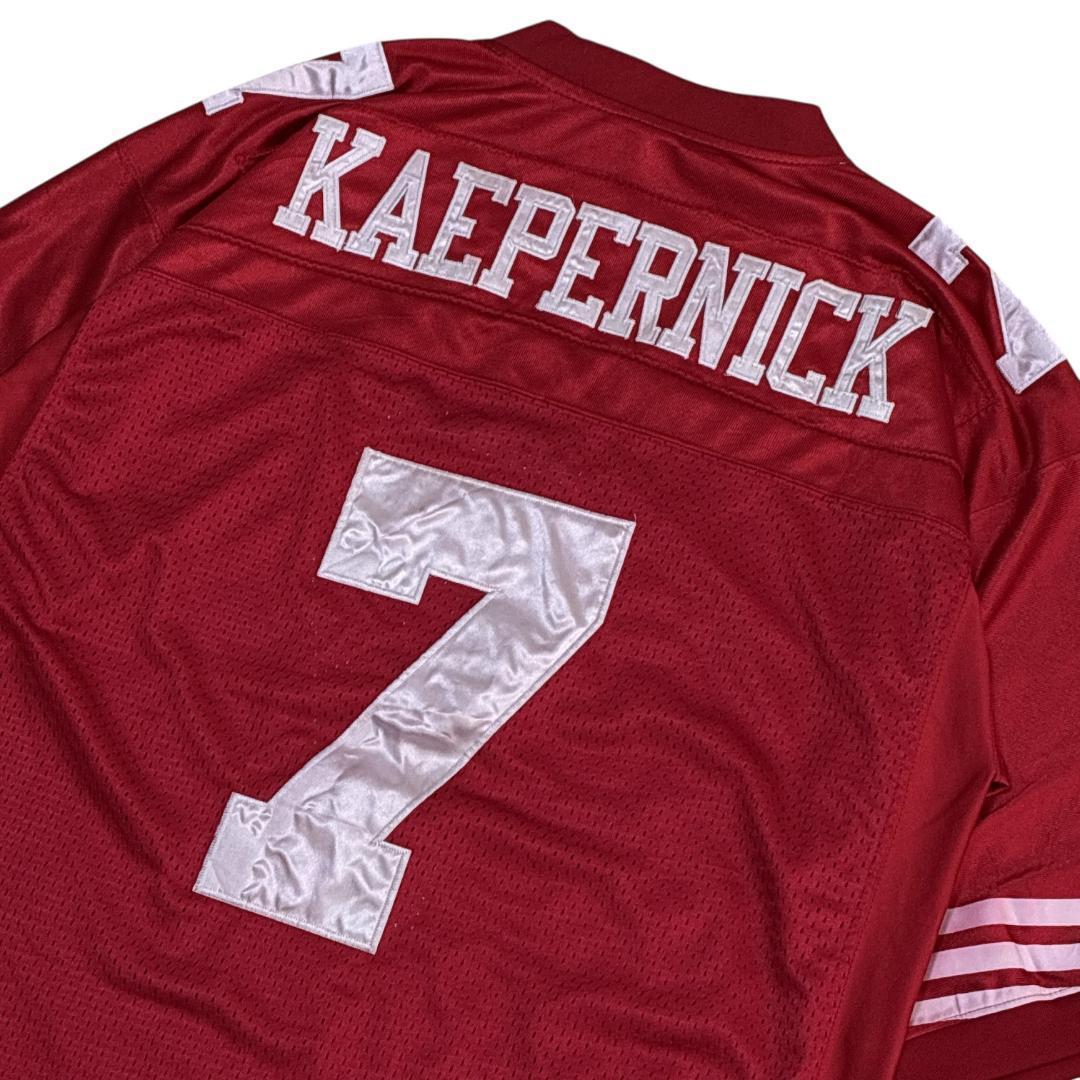 NFL 49ers Reebok ユニフォーム アメフト ゲームシャツ 刺繍ロゴ