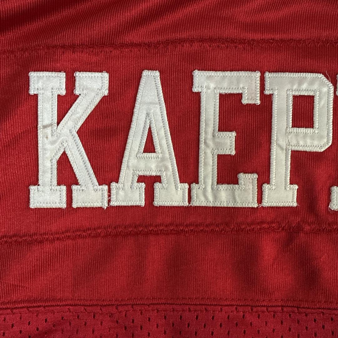 NFL 49ers Reebok ユニフォーム アメフト ゲームシャツ 刺繍ロゴ