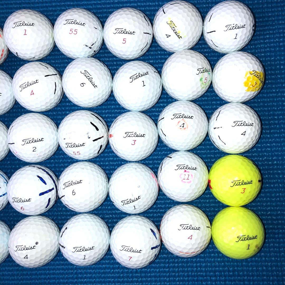 タイトリストPro V1・V1X混合50球　ロストボール