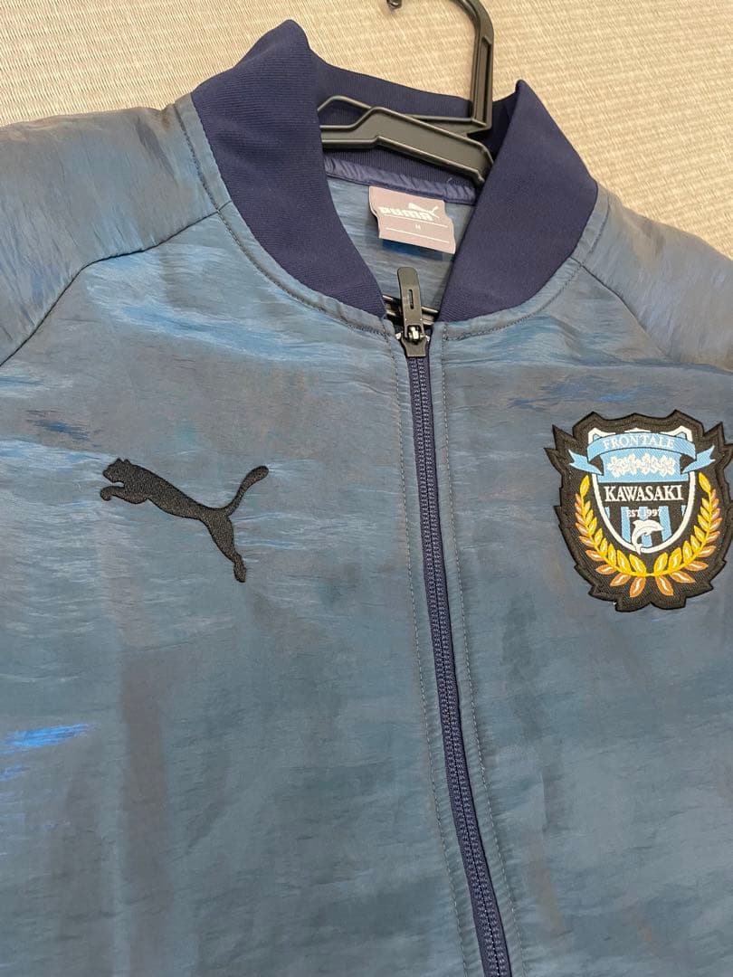 最終値下げ PUMA 川崎フロンターレ ジャージ Mサイズ グレー