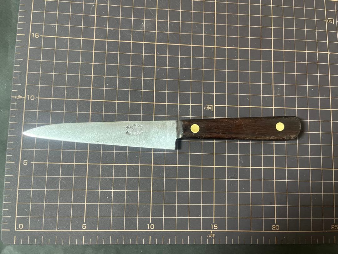 有次 ペティナイフ スウェーデン鋼 刃渡り 約12cm 研ぎ済み 包丁