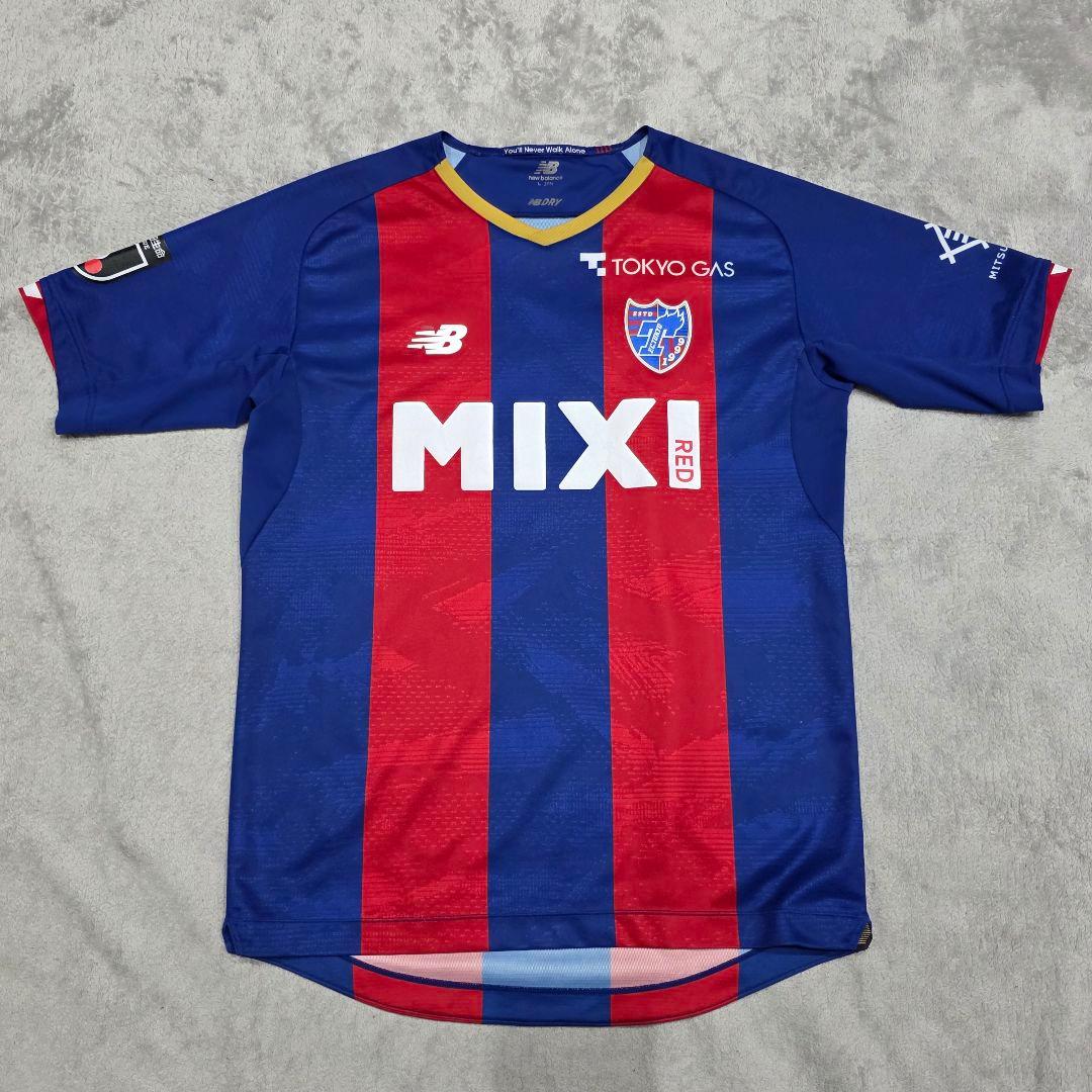 FC東京　2022　長友　ユニフォーム　L　ニューバランス　mixi　ストライプ