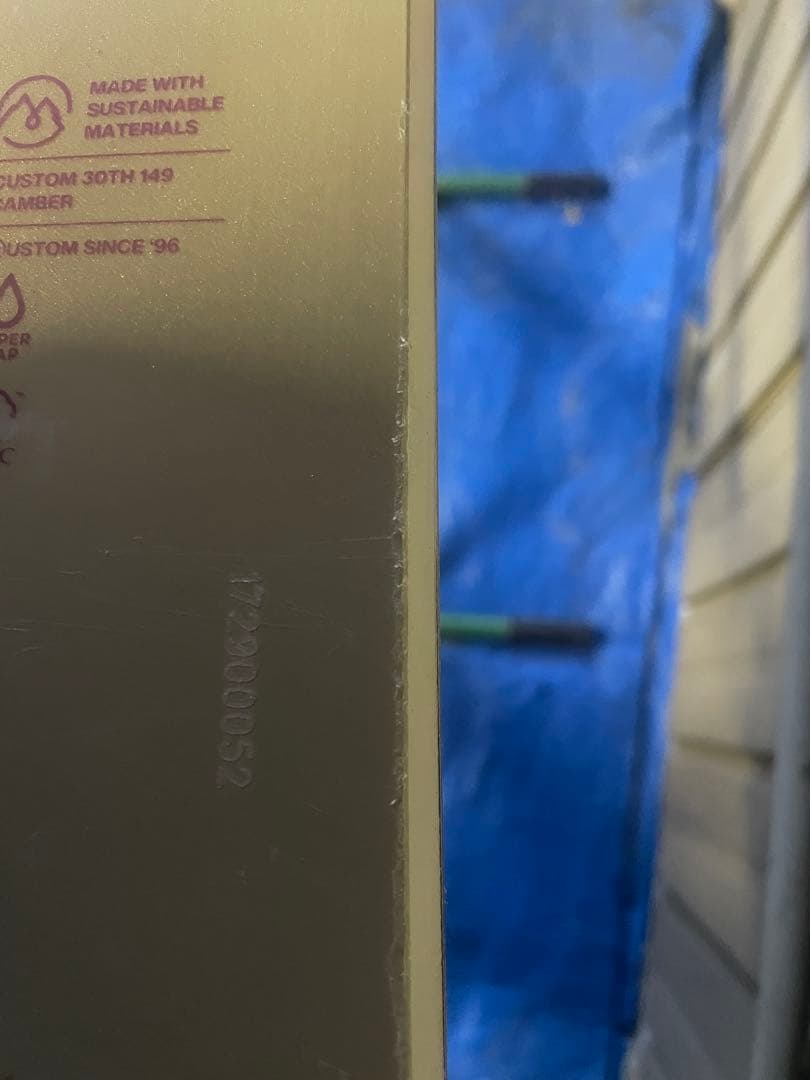 Burton Custom 30周年 キャンバー スノーボード 149 ゴールド