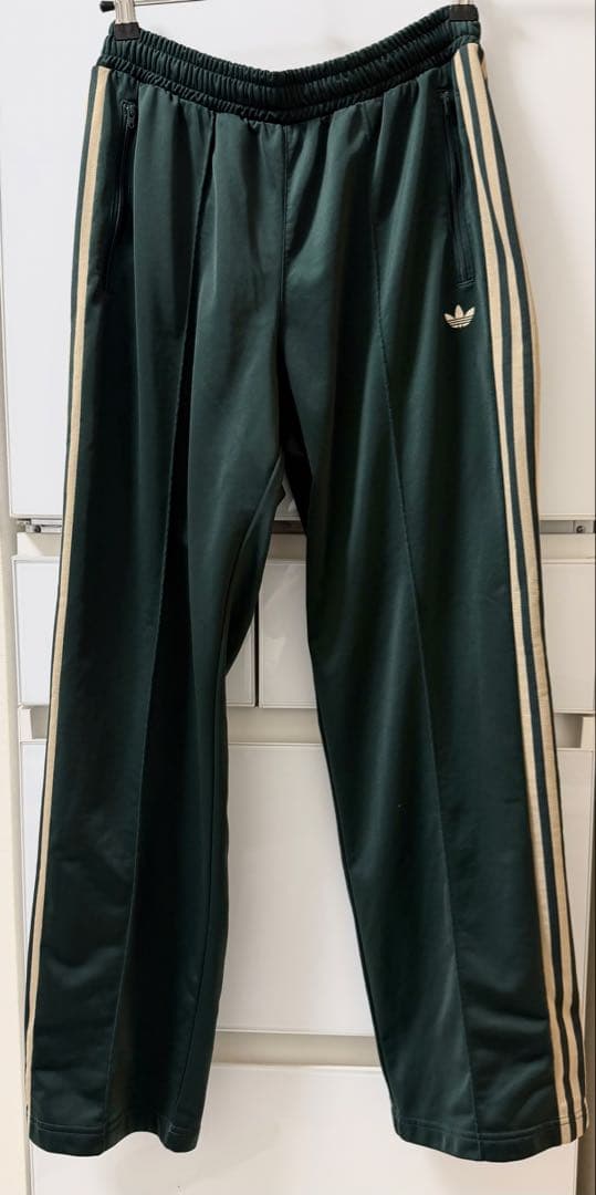 【希少・完売カラー】adidas ベッケンバウアー トラックパンツ L グリーン