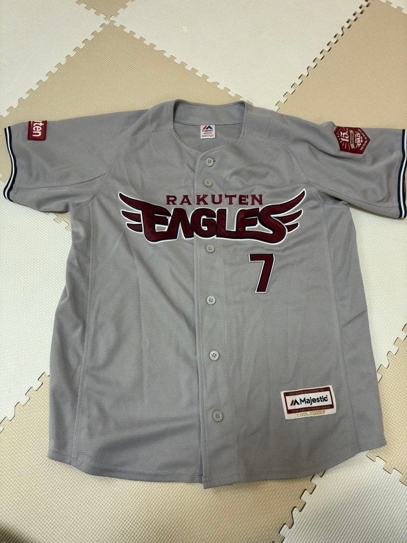 【美品】楽天イーグルス 辰己涼介 創立15周年レプリカユニフォーム 直筆サイン入