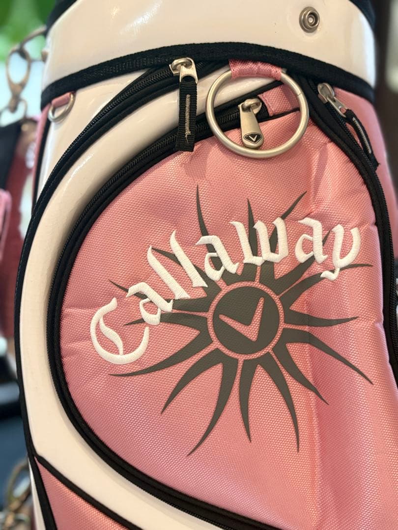 Callaway キャロウェイ Solaire キャディバッグ ピンク カバー付