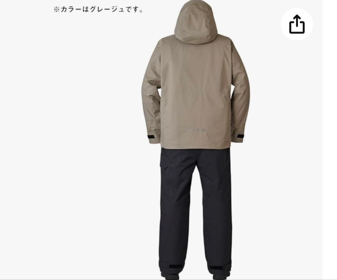 ダイワ(DAIWA) ウェア/防寒ウェアDW-3224 グレージュ L 海釣り