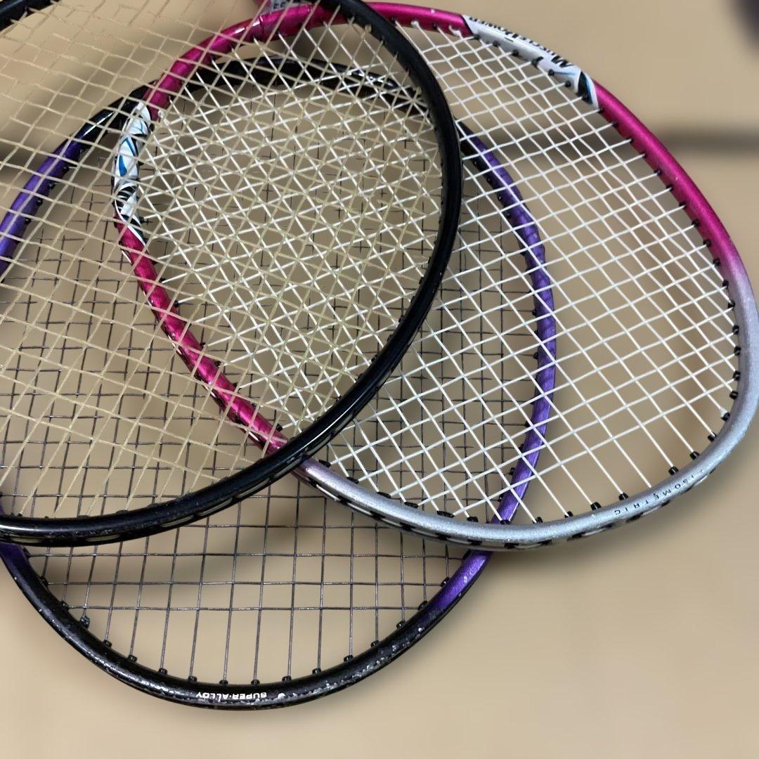 YONEX バドミントンラケット 3本セット