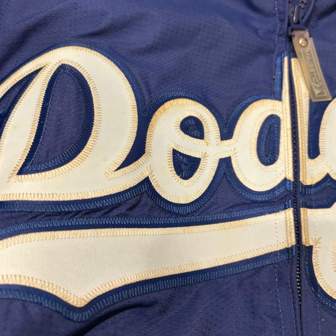 ヴィンテージ　ドジャース　ナイロンジャケット　MLB マジェステック　L