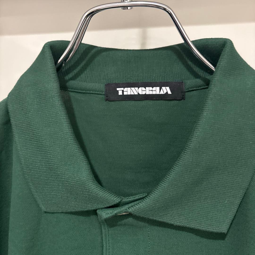 tangram タングラム　ダークグリーン ポロシャツXL