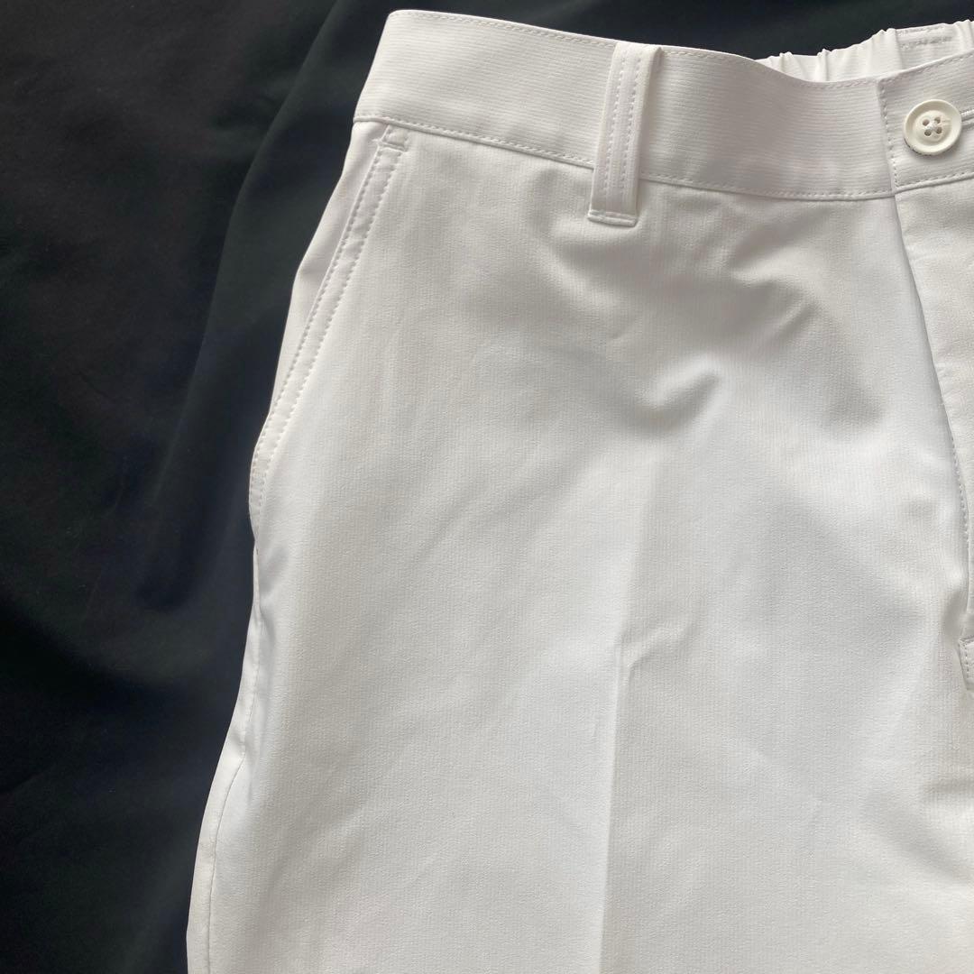 and per se アンパスィ　ストレッチ　ゴルフパンツ　ホワイト　薄手　LL