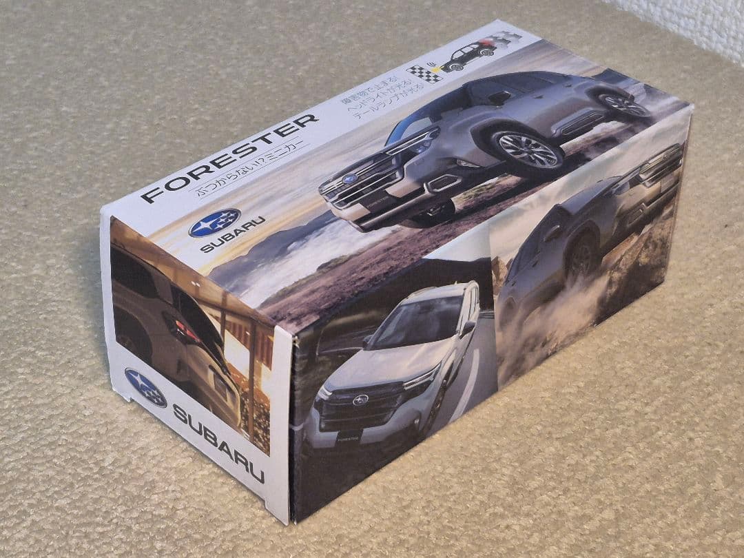非売品　スバル フォレスター　ぶつからないミニカー