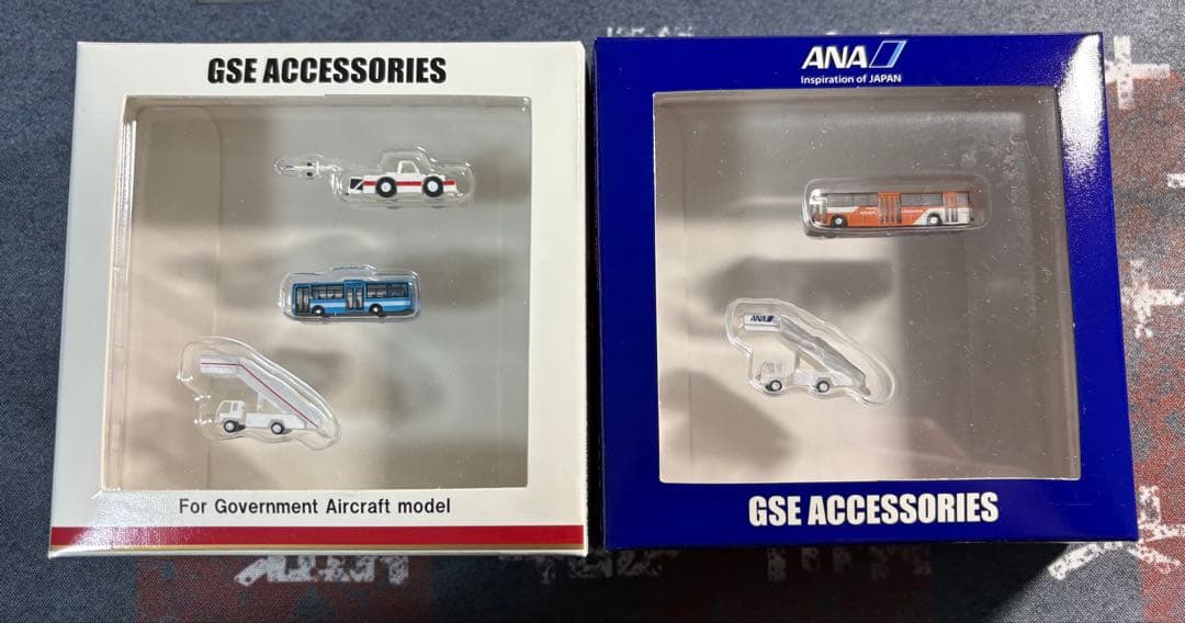 全日空商事　GSEセット　ランプバス、ステップ車　1/400