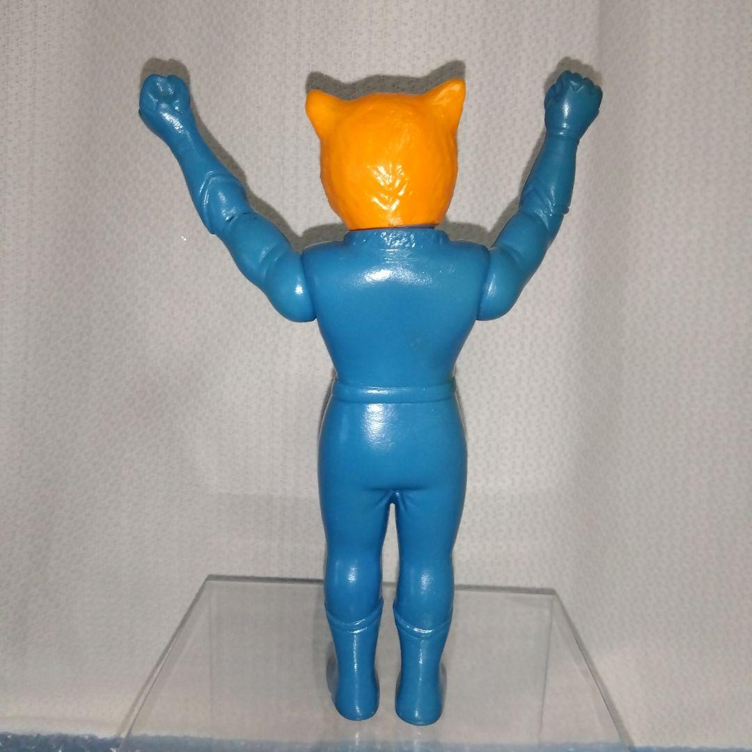 無版権　パチ　タイガーセブン風　ミドルサイズ　ソフビ　当時物