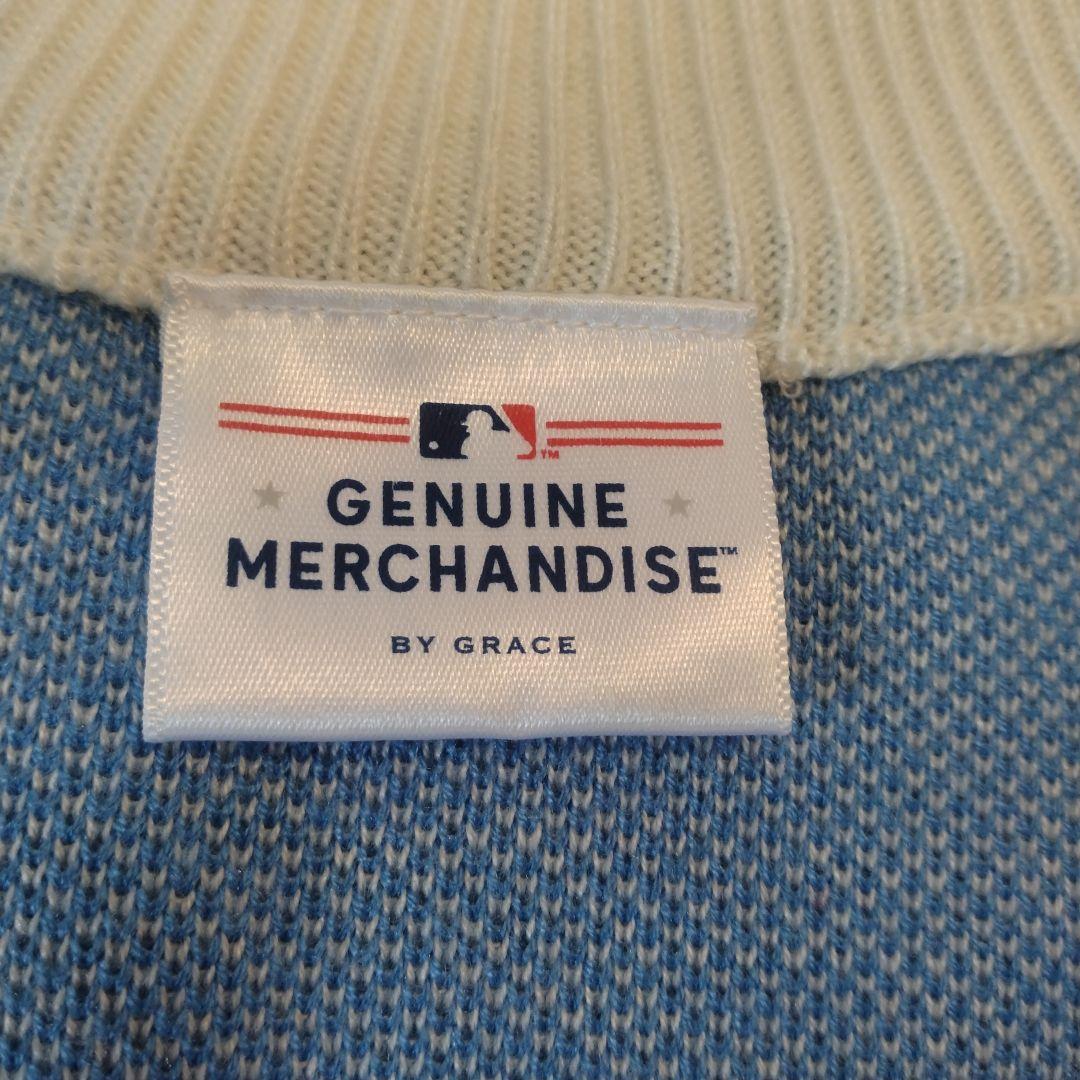 LA Dodgers カーディガン ライトブルー