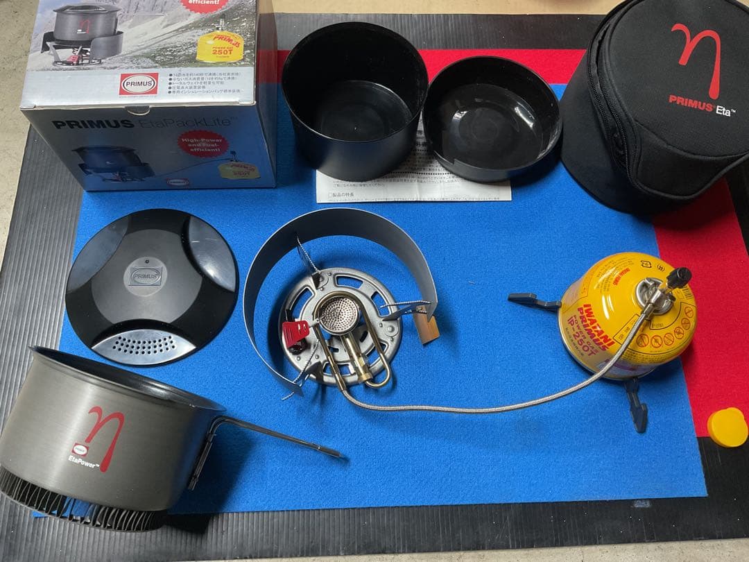 PRIMUS EtaPacKLite動作良好美品フルセット品新品OD缶オマケ付