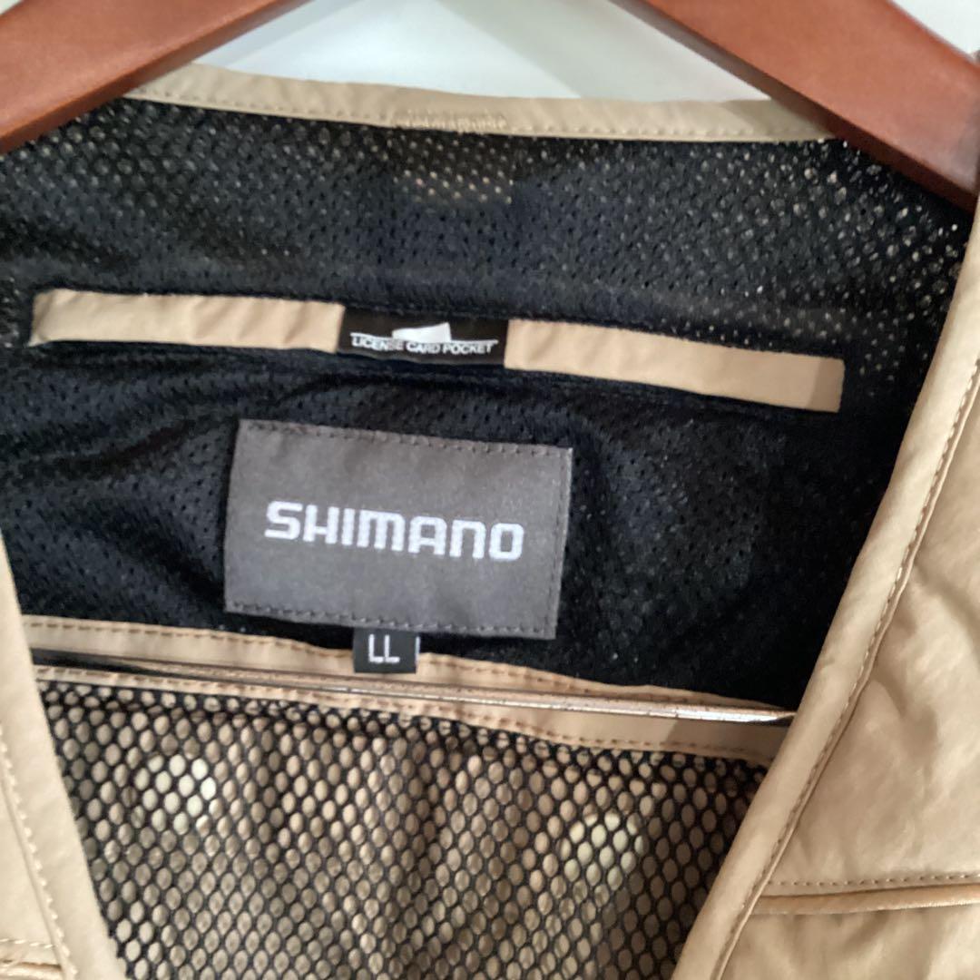 SHIMANO フィッシングベスト LLサイズ ベージュ