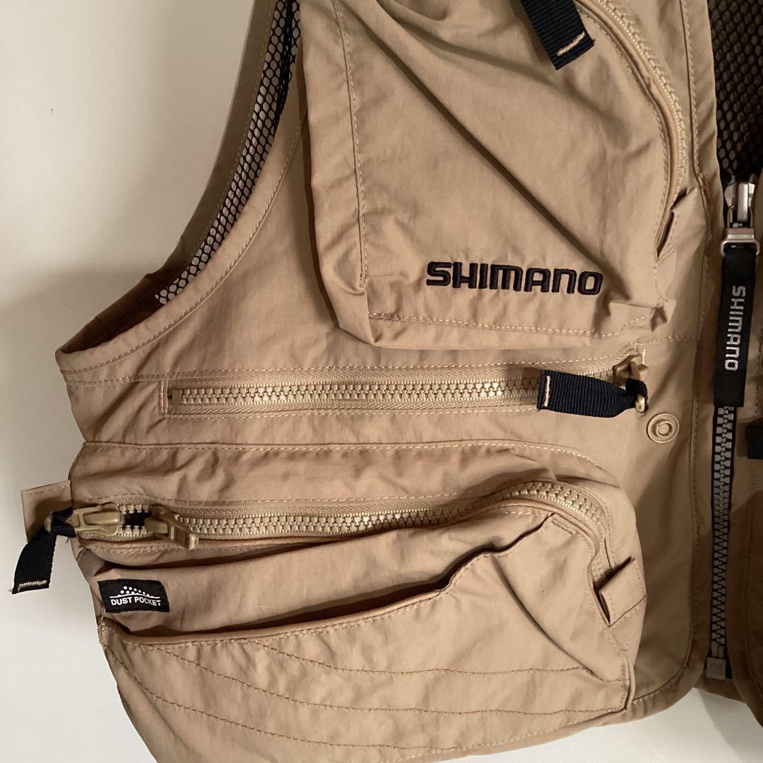 SHIMANO フィッシングベスト LLサイズ ベージュ
