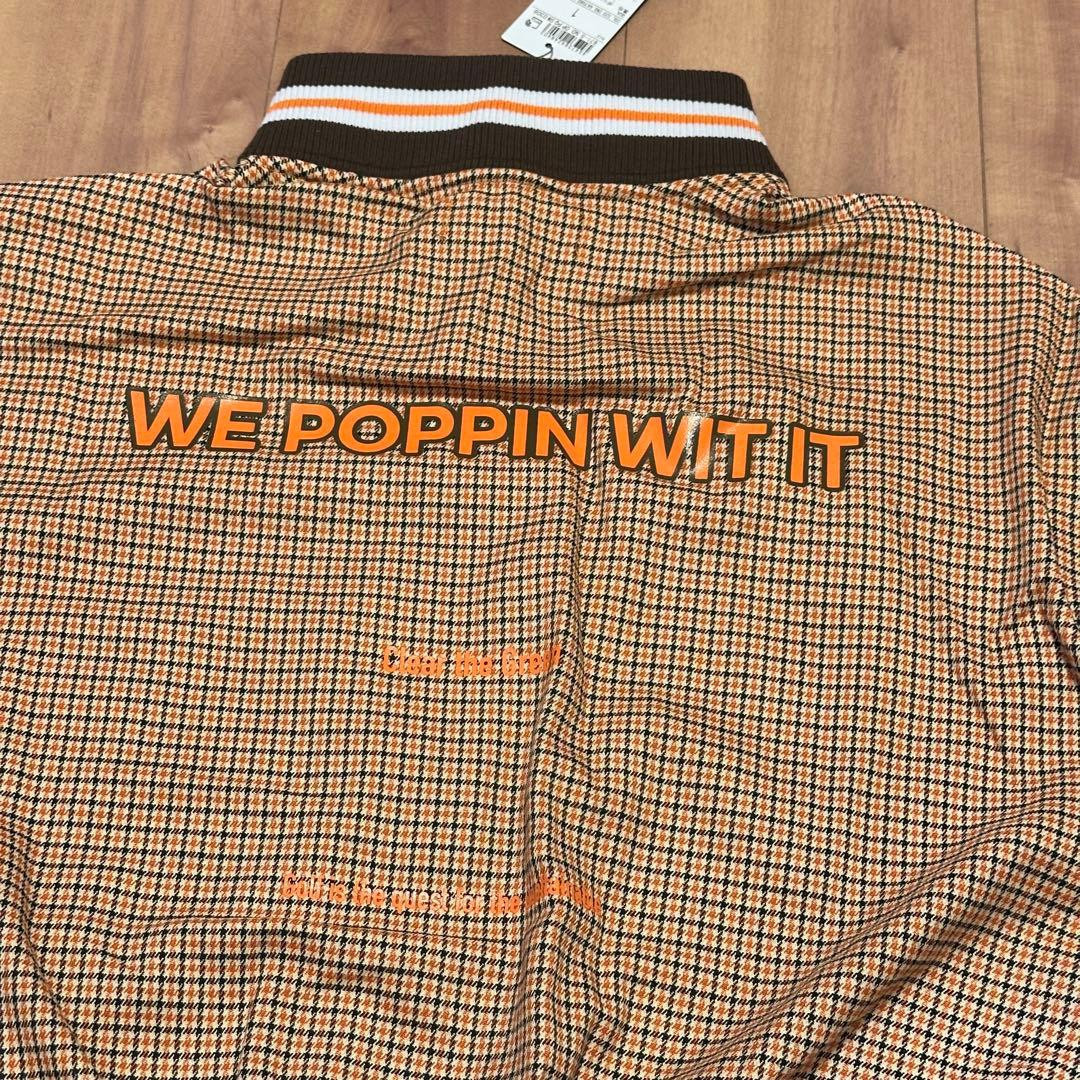 長袖ハイネック　ウエストマーク　ワンピース　春秋　サイズ1 チェック　新品タグ付