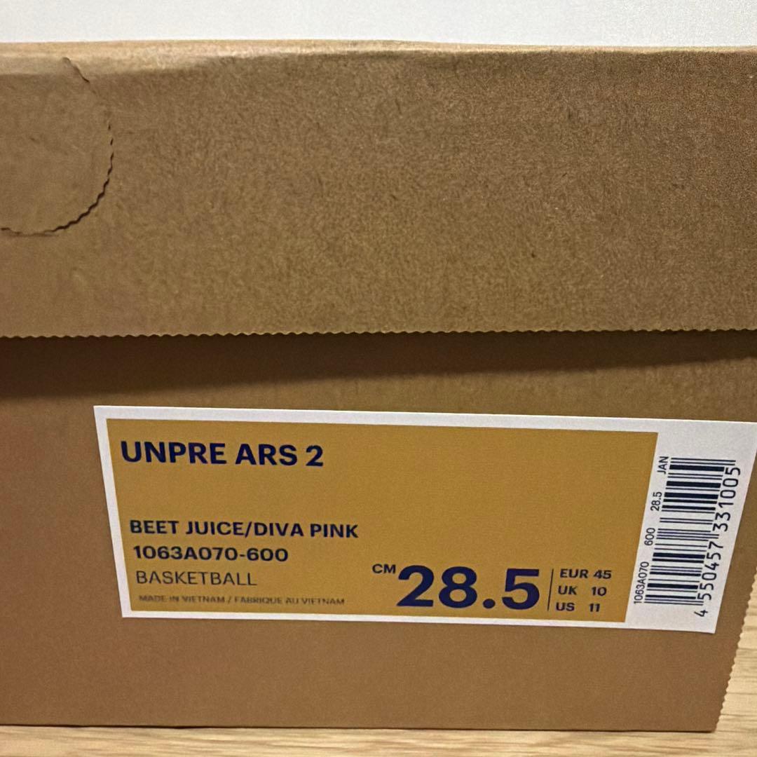 【新品未使用】ASICS UNPRE ARS 2 28.5cm アシックス