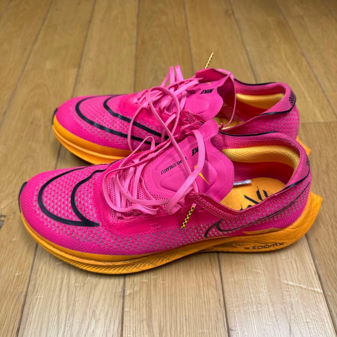Nike ZoomX ストリークフライ ピンク/オレンジ
