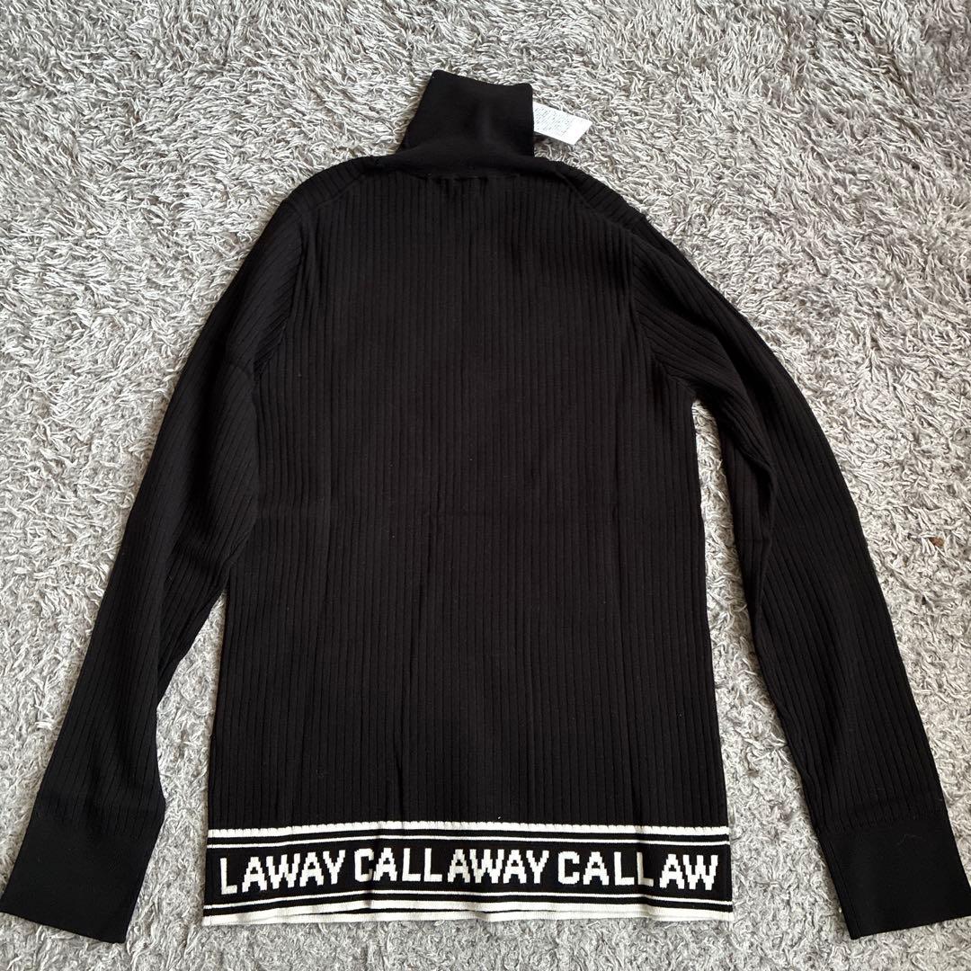 【Callaway】キャロウェイ　ブラック タートルネック ニットL新品　タグ付