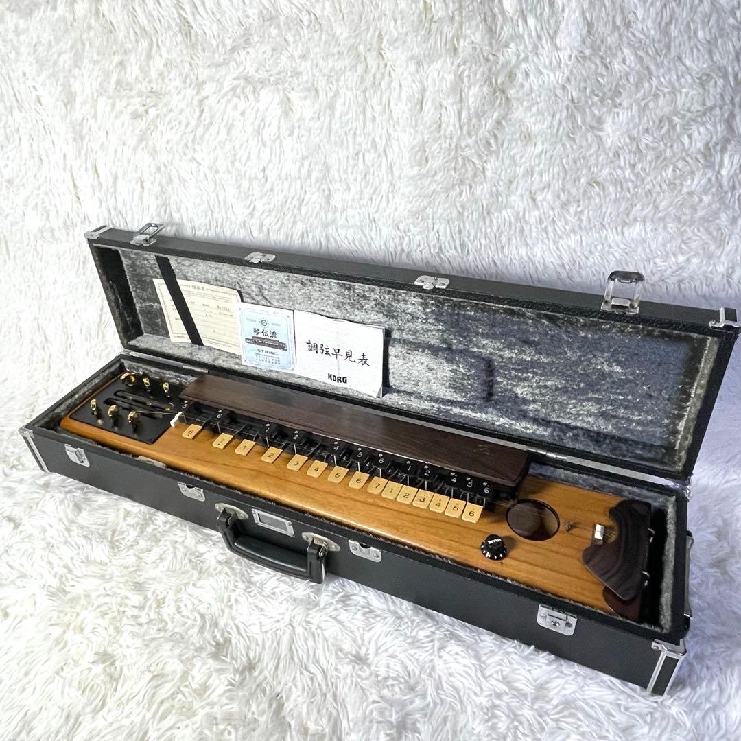 【美品】ZEN-ON 高級大正琴 冴E 全音 和楽器