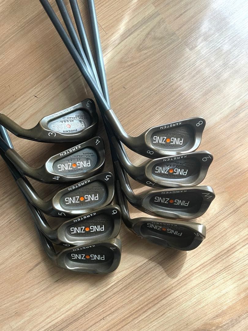 PING EYE２オレンジドット 3-9 ＰＷ.ＳＷ.９本セット ※激レア‼️