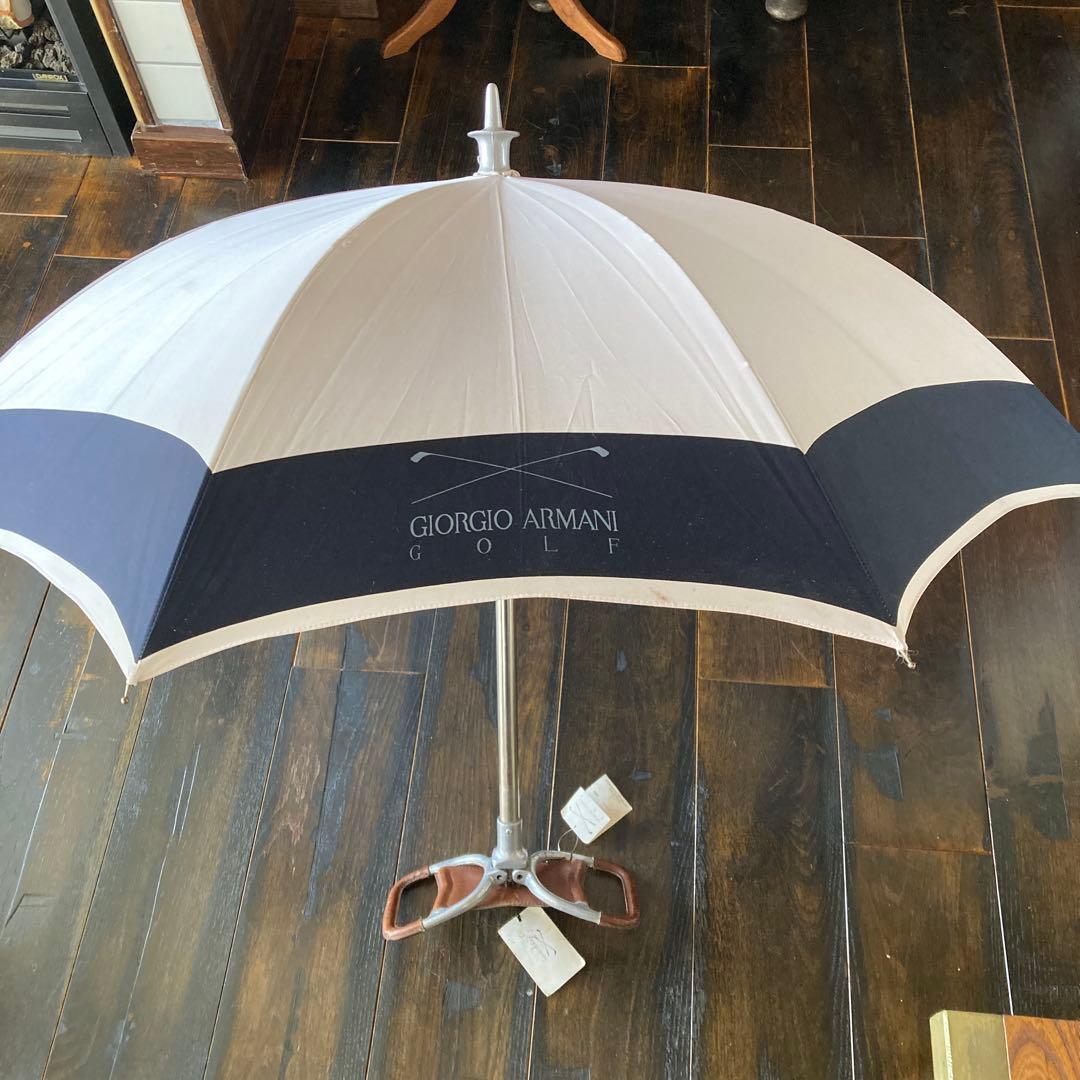 Giorgio Armani Golf 晴雨兼用長傘、椅子付き