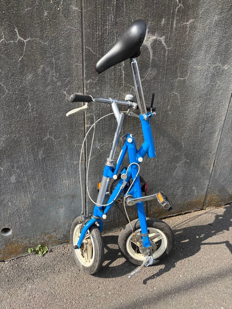 麦*ん様 ☆ ブリヂストン トランジット コンパクト 折りたたみ自転車 青☆