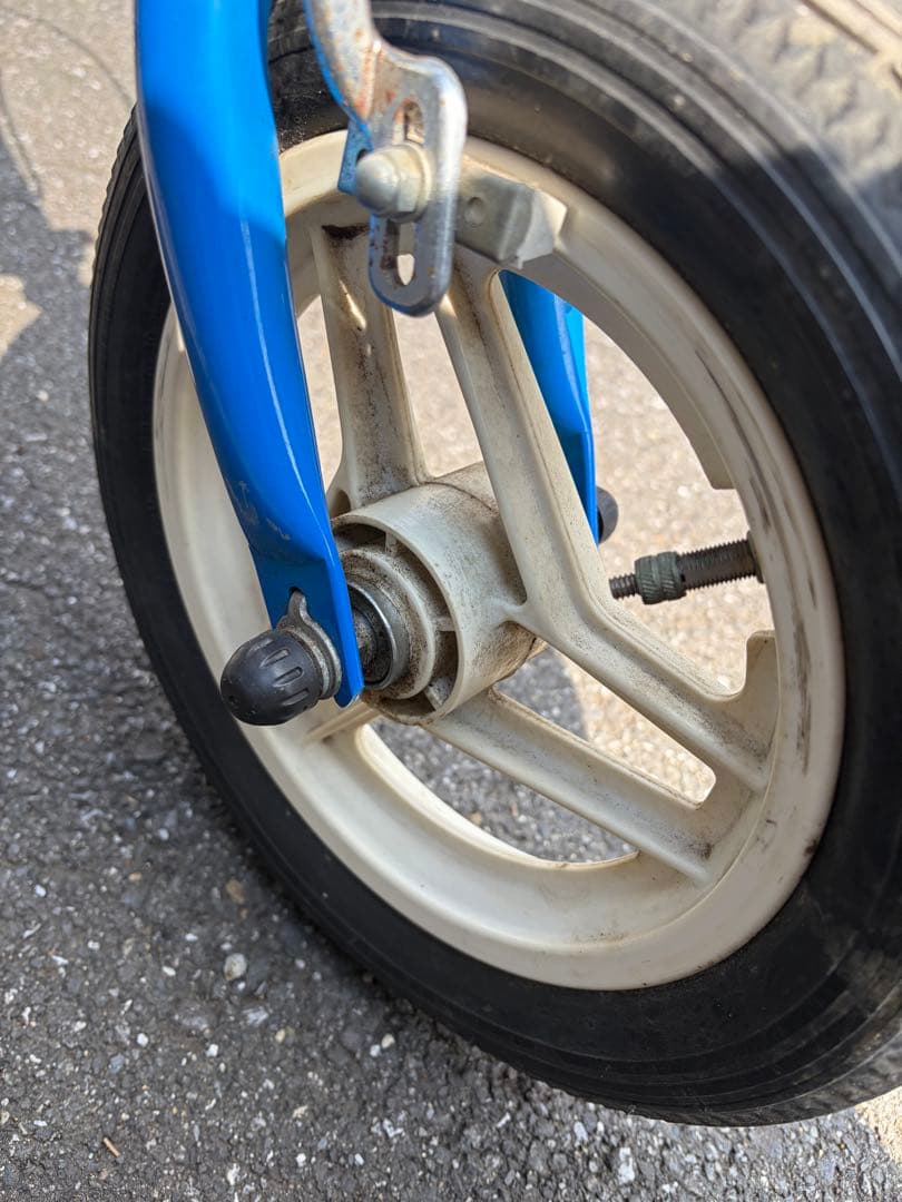 麦*ん様 ☆ ブリヂストン トランジット コンパクト 折りたたみ自転車 青☆