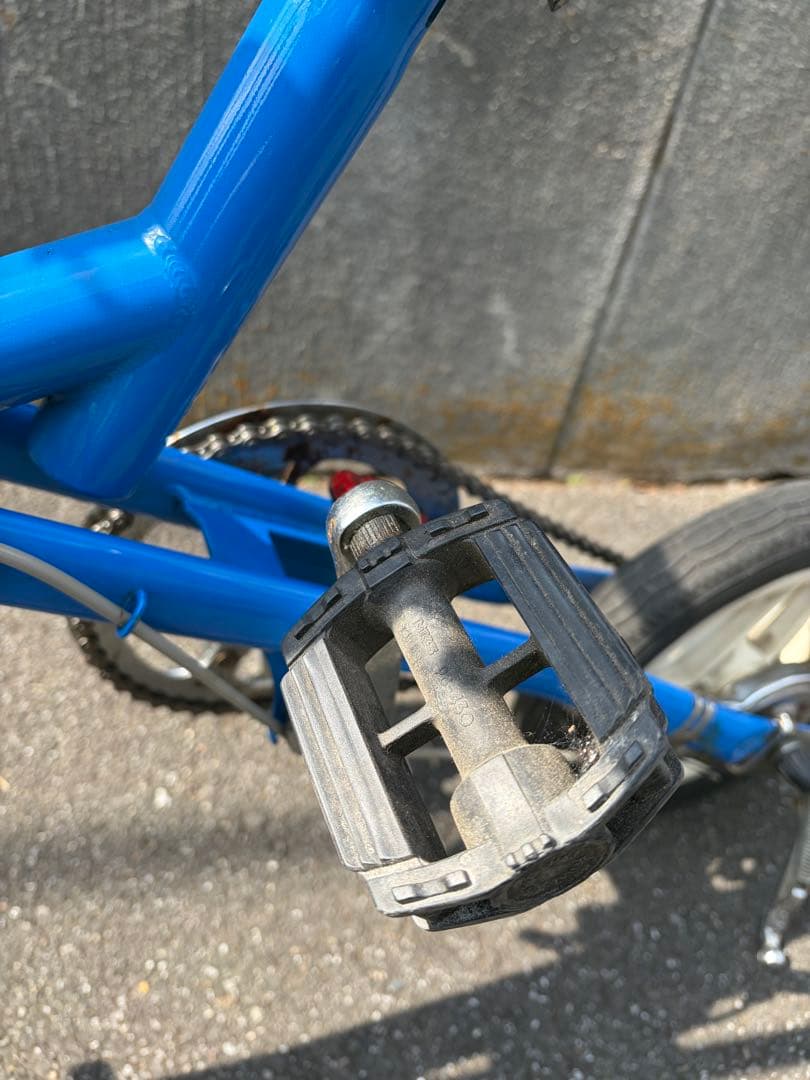 麦*ん様 ☆ ブリヂストン トランジット コンパクト 折りたたみ自転車 青☆