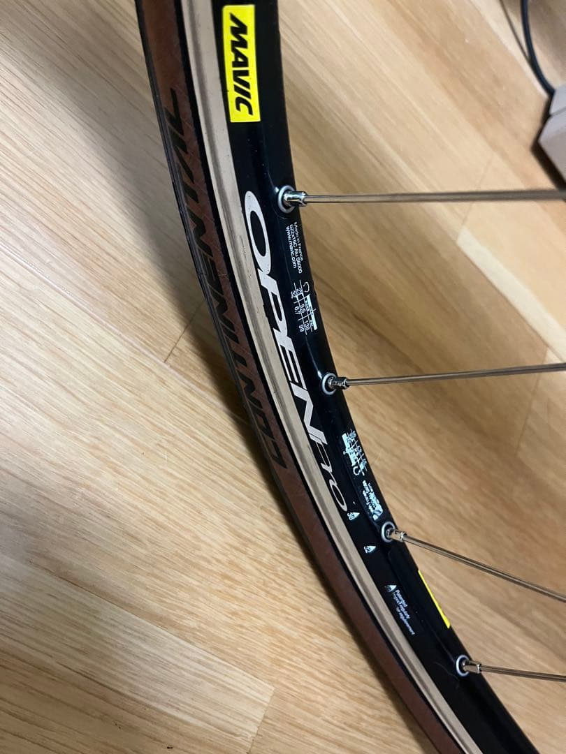 Mavic open pro cycroc color hub 32h 前後